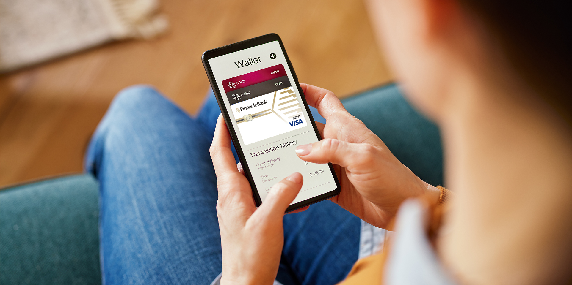 someone using their phone