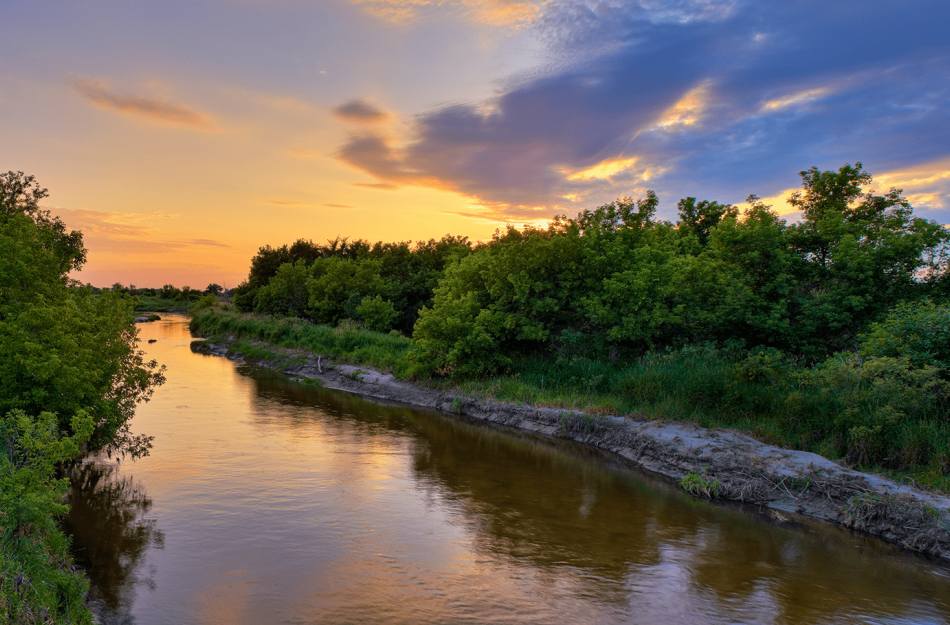 landscape of a river
