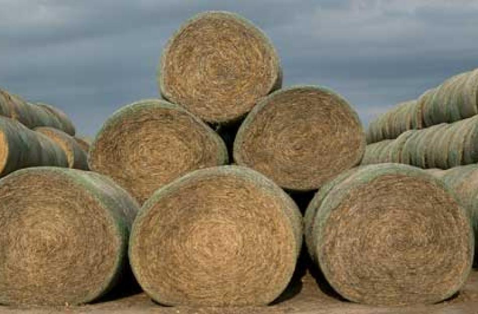 hay bales