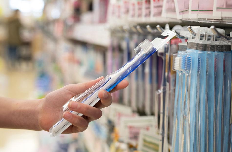 someone shopping for items